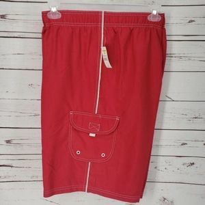 OT Revolution red XL swim Trunks‎ shorts